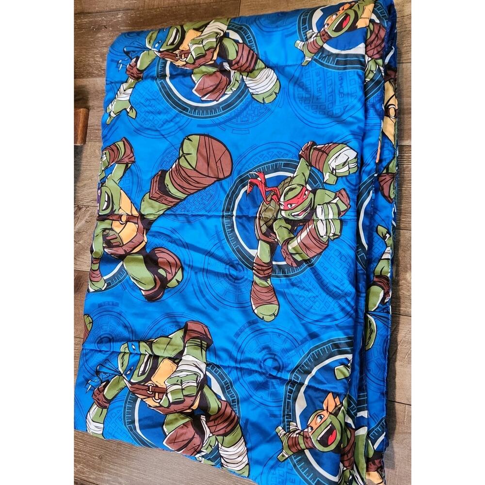 Teenage Mutant Ninja Turtles TMNT Comforter Blanket Twin 83”x63”